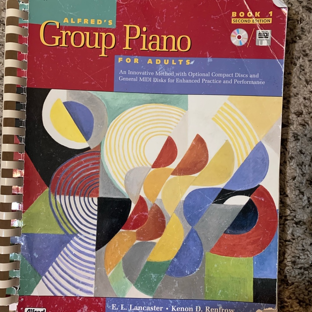 Alfred’s group piano book